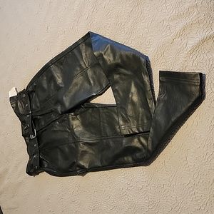 NWT Blank NYC Faux Leather Paperbag Waist Pants